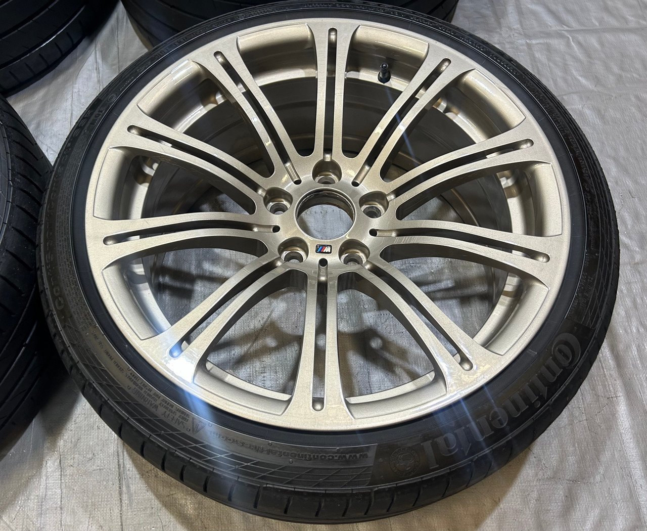 2008-2013 E90 E92 E93 BMW M3 19" Style 220M Double Spoke Wheels Rims w/ Tires / Set of 4 / E9M04 - Image 2