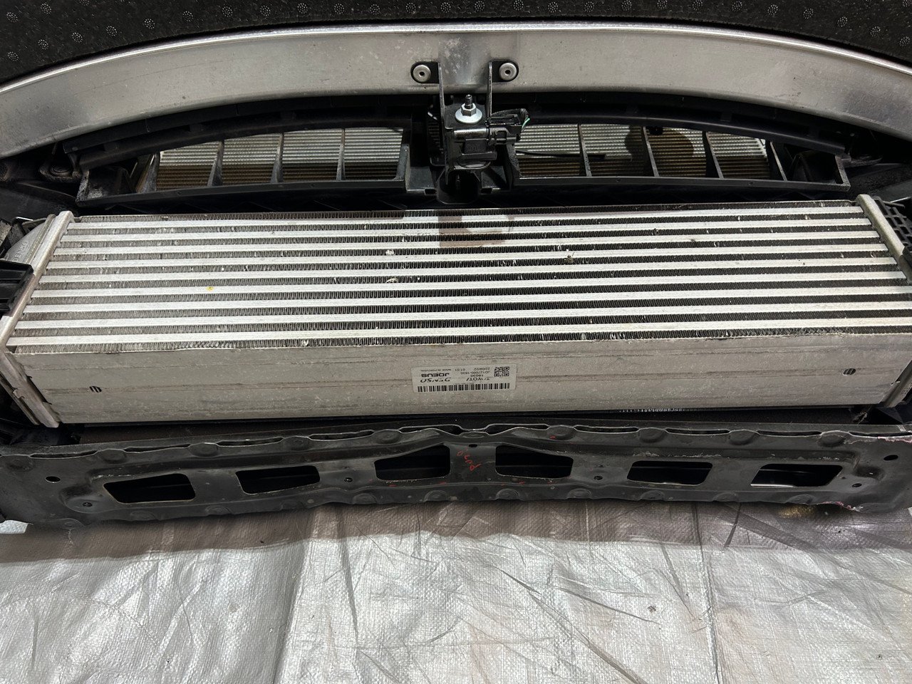 2023-2025 Toyota GR Corolla Radiator Support Assembly w/ Impact Beam / Intercooler / Fan / Black GRC02 - Image 20