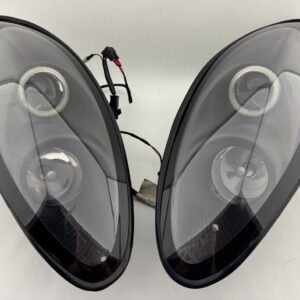 2005-2006 Lotus Elise Exige Modified Headlights w/ Projectors / LED Halo DRL / Carbon Fiber Housing / LEL02