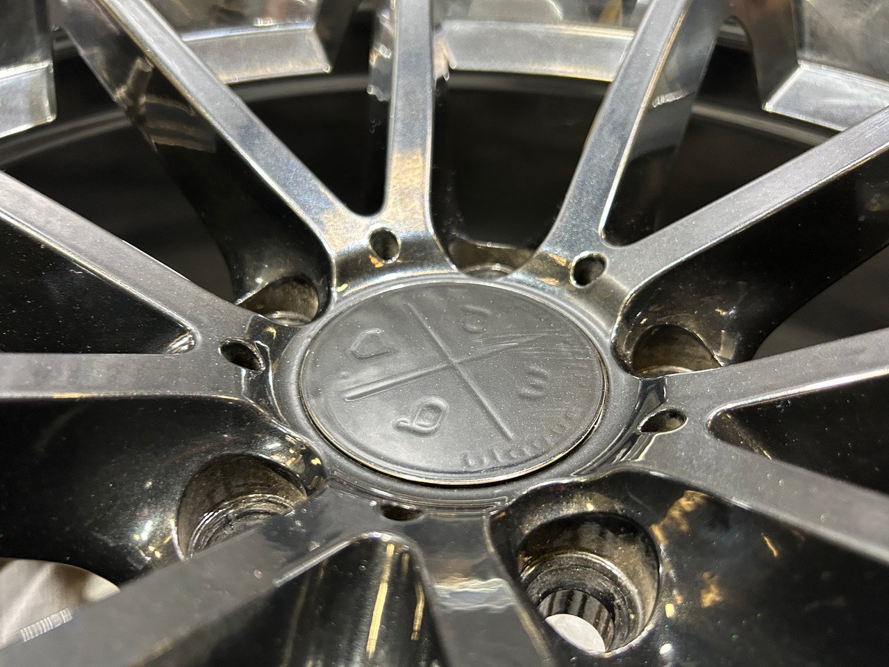 Set of 3 20" Blaque Diamond BD23 Wheels Rims / USED / F8M02 - Image 7