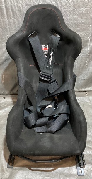 Pair of Buddy Club P1 Racing Bucket Seats w/ Renegade Willans 6pt Harnesses / Pair / USED / HS004 - Image 11